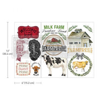 Redesign Decor Transfers® - Home & Farm - 3 sheets, 6"x12"