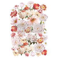 Decor Transfers® - Pretty in Peach Floral Transfers