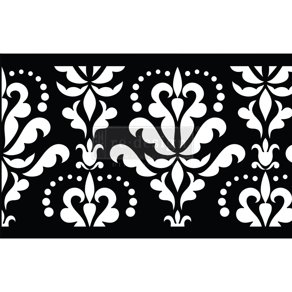 Stick & Style - Damask Flourish - 1 roll, 7" x 3yds (6" design)