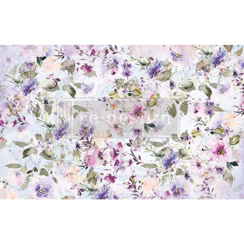 Decoupage Decor Tissue Paper - Amethyst Dance - 1 sheet, 19"x30"