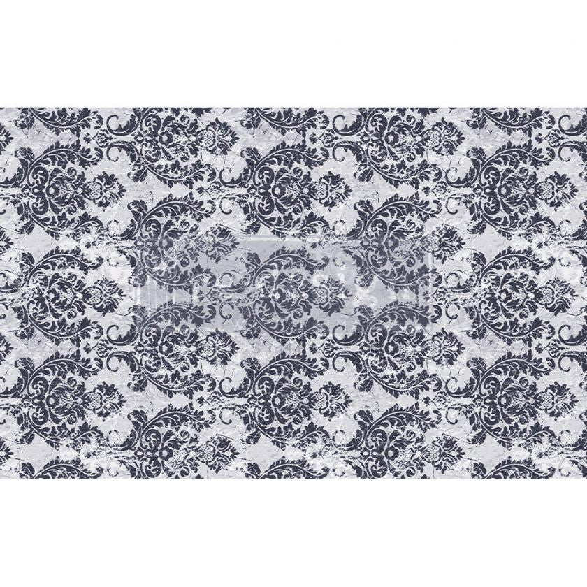 Decoupage Decor Tissue Paper - Evening Damask - 1 sheet, 19"x30"
