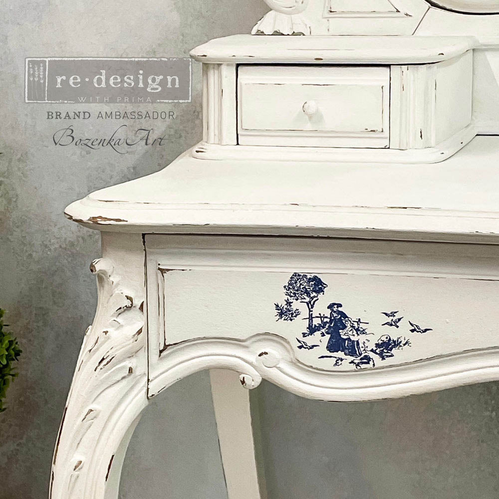 Small Transfers - Toile - 3 sheets, 6"x12"