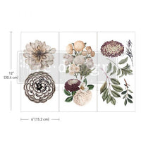 Decor Transfers® - Natural Flora - 3 sheets, 6"x12"