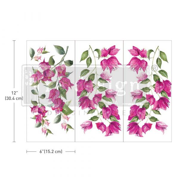 Decor Transfers® - Wild Flowers - 3 sheets, 6"x12"