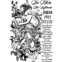 Decor Transfers® - Youth Fountain - total sheet size 24"x35", cut into 2 sheets