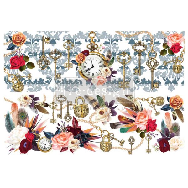 Decor Transfers® 24×35 – Cece Once Upon A Time – total sheet size 24″x35″, cut into 2 sheets