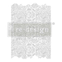 Decor Transfers® 24×35 – White Engraving – total sheet size 24″x35″, cut into 3 sheets