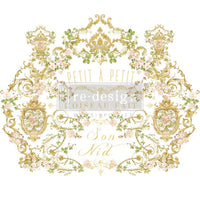 Decor Transfers® – Kacha – Petit A Petit – total sheet size 24″x35″, cut into 2 sheets