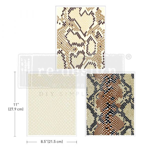 Decor Transfers® - Wild Textures - 3 sheets, 8.5"x11"