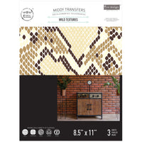 Decor Transfers® - Wild Textures - 3 sheets, 8.5"x11"