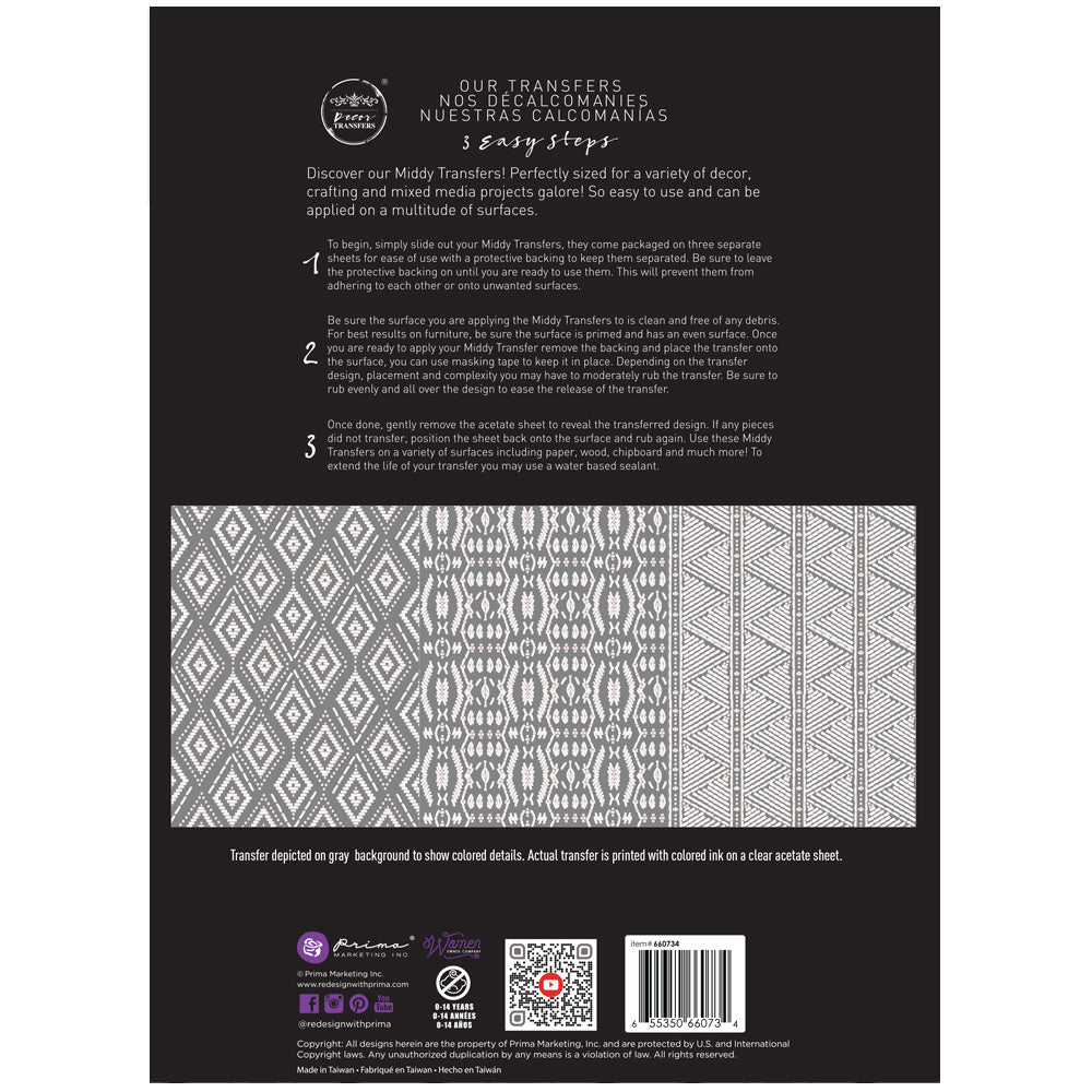 Decor Transfers® - Woven With Love - 3 sheets, 8.5"x11"