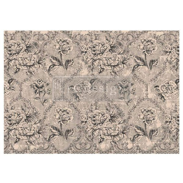 A1 Decoupage Fiber – Antique Laces – 1 sheet, A1 size