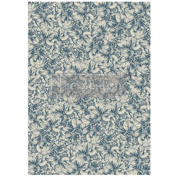 A1 Decoupage Fiber – Blue Wallpaper – 1 sheet, A1 size