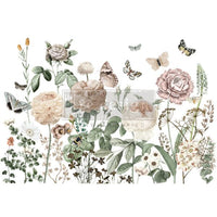 Decor Transfers® – All The Flowers – total sheet size 24″x35″, cut into 3 sheets