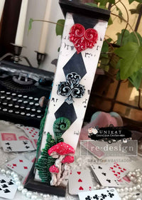 Lost In Wonderland Collection Mould - Deck Of Cards - 1 pc, 5"x8"x8mm