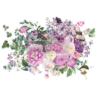 Decor Transfers® – Morning Purple – total sheet size 24″x35″, cut into 2 sheets