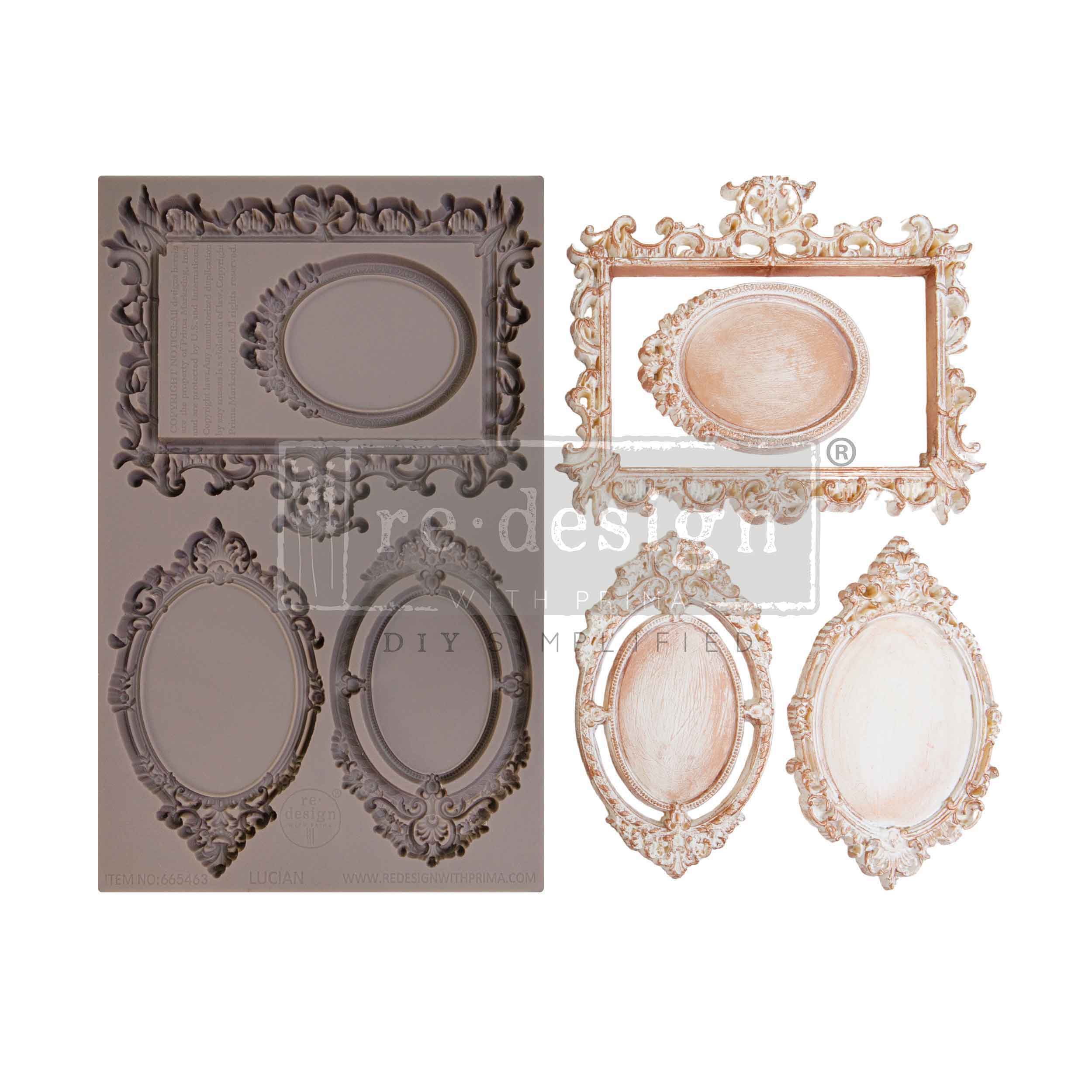 Decor Moulds® - Lucian - 1 pc, 5"x8"x8mm Copyright #VA0002392183