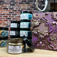 Tiger’s Eye Glaze, CeCe Glaze, Prima Gold Glaze