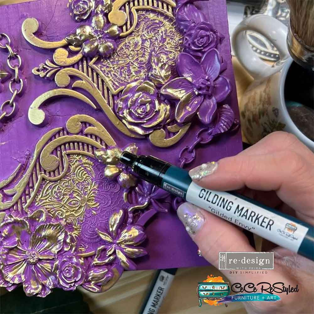 Cece Gilding Marker – 1 pc, 4 grams with chisel tip, Gold Leaf