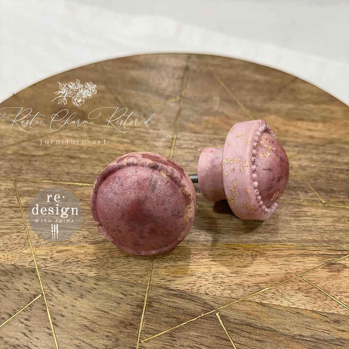 Cece Knob Mould - Pearl Inlay - 1 knob set, includes hardware