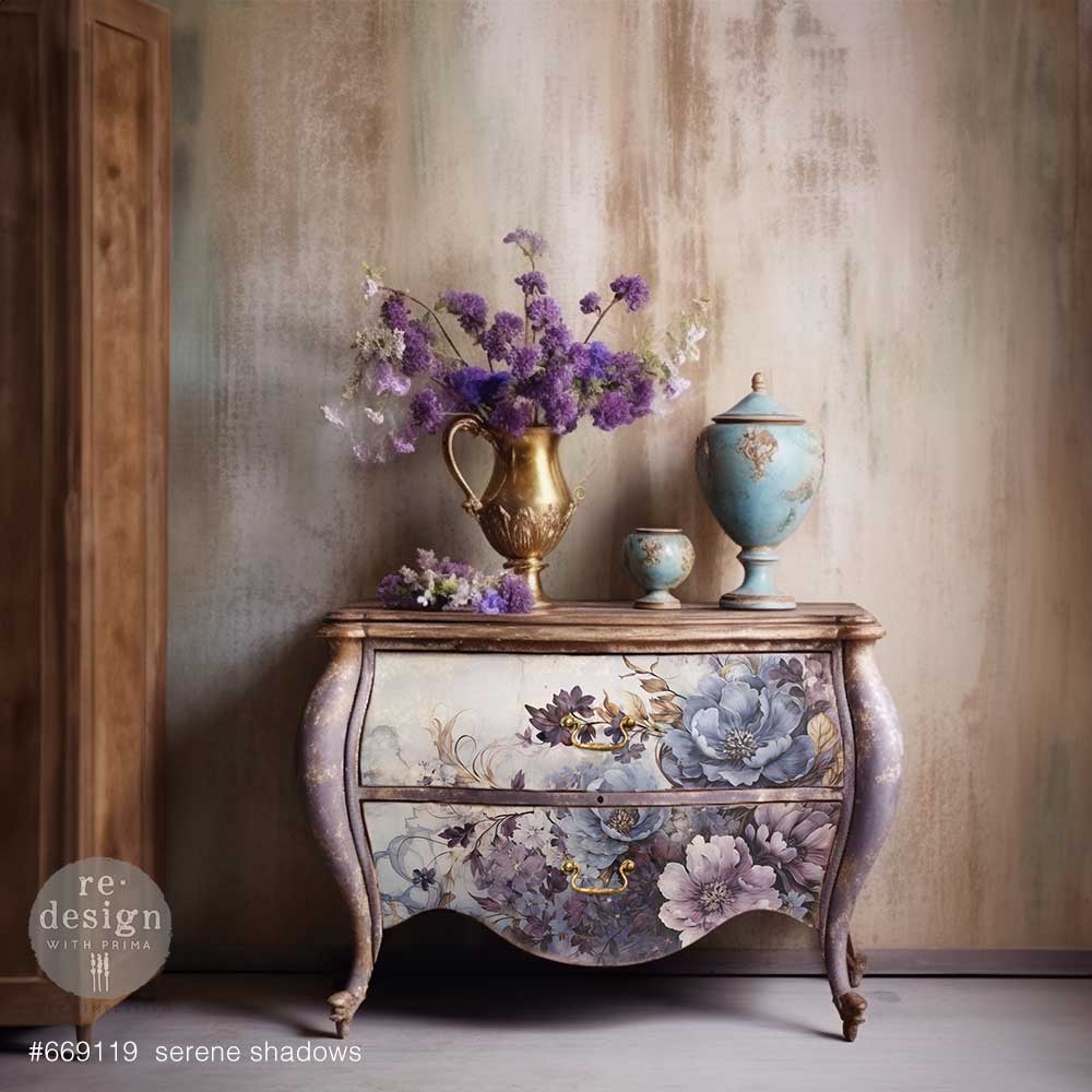A1 Decoupage Fiber - Serene Shadows - Decoupage Paper