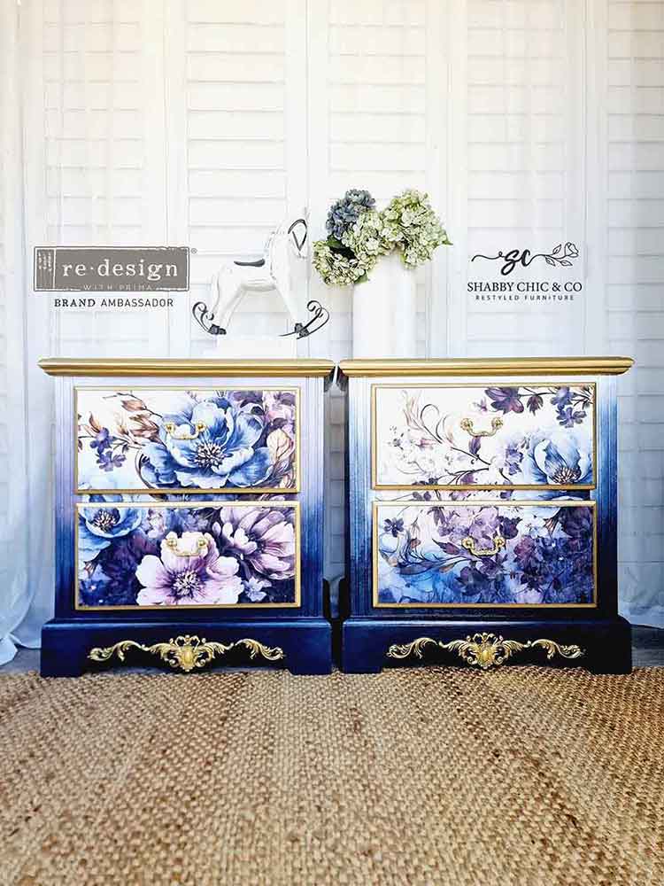 A1 Decoupage Fiber - Serene Shadows - Decoupage Paper