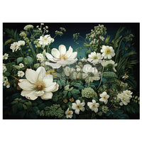 A1 Decoupage Fiber - Contrast Of Night And Petal - Decoupage Fiber Paper