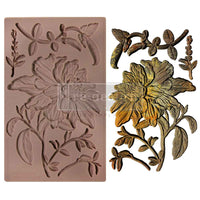 Flower Mould, Cerulean Blooms Decor Mould, Large Flower Mould