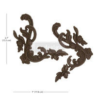 Decor Poly® - Intricate Grace - 2 pcs, 7"x6.76"0.315" / 17.8cmx17.2cmx0.8cm