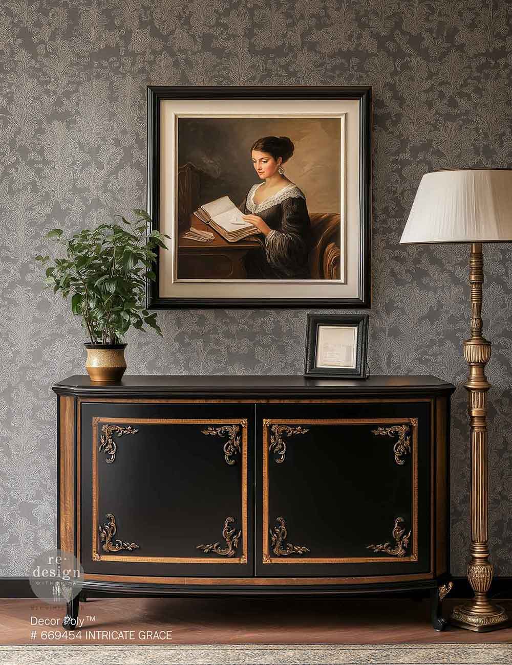 Decor Poly® - Intricate Grace - 2 pcs, 7"x6.76"0.315" / 17.8cmx17.2cmx0.8cm