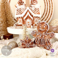 Decor Moulds® - Festive Gingerbread Treats - 1 pc, 5"x8"x8mm Copyright