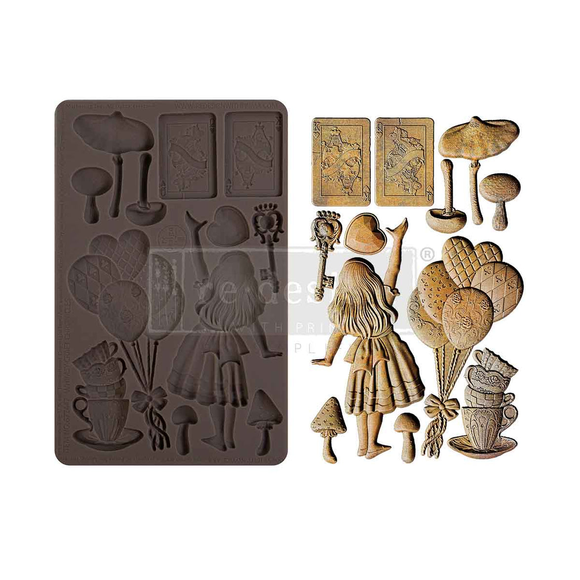 Decor Moulds® – Whimsy Craft Chronicles – 1 pc, 5″x8″x8mm
