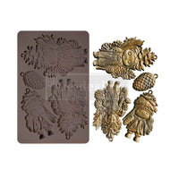 Pinecone Dolls, Redesign with Prima Decor Mould, Holiday Mould, Christmas Mould
