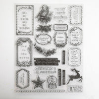 Decor Clear Stamp - Holly Jolly - 8.5x11 sheet size