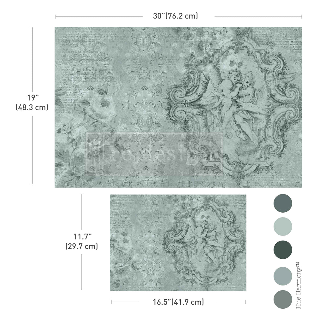 Double Delight Decoupage Fiber Paper Set - Jardin Des ChéRubins