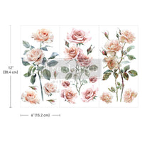 Small Transfers – Blush Symphony – 3 sheets, 6″x12″