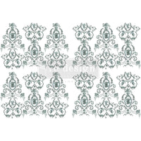 Decor Transfers® - Jardin Secret - Total sheet size 24"x35", cut into 4 sheets