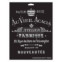 Decor Stencil - Satin Soie Stencil, Ornate Stencil