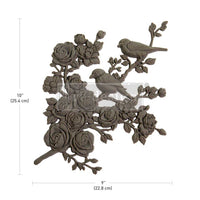 Decor Poly - Serene Perch (Left) - 1 pc, 10"x9" (25.4cmx22.9cm)