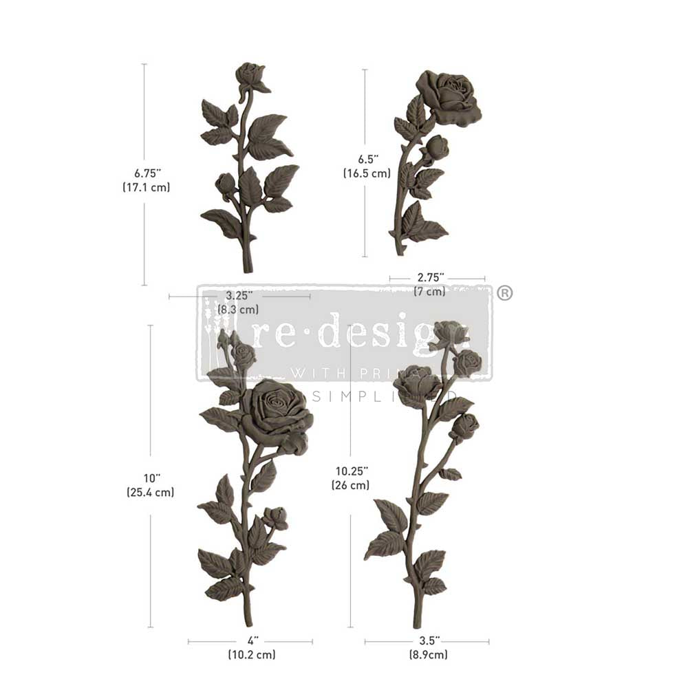 Decor Poly – Petals in Harmony, Furniture Appliques