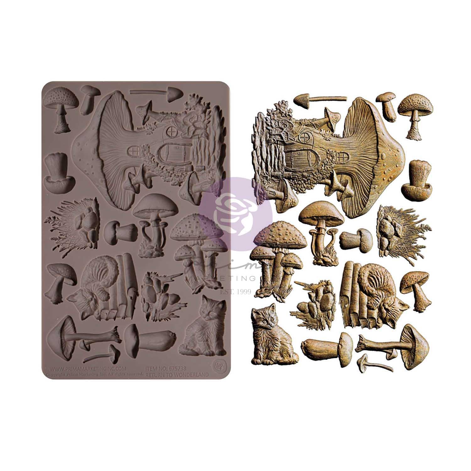 Return To Wonderland Collection Fairyland Mould, Alice and Wonderland