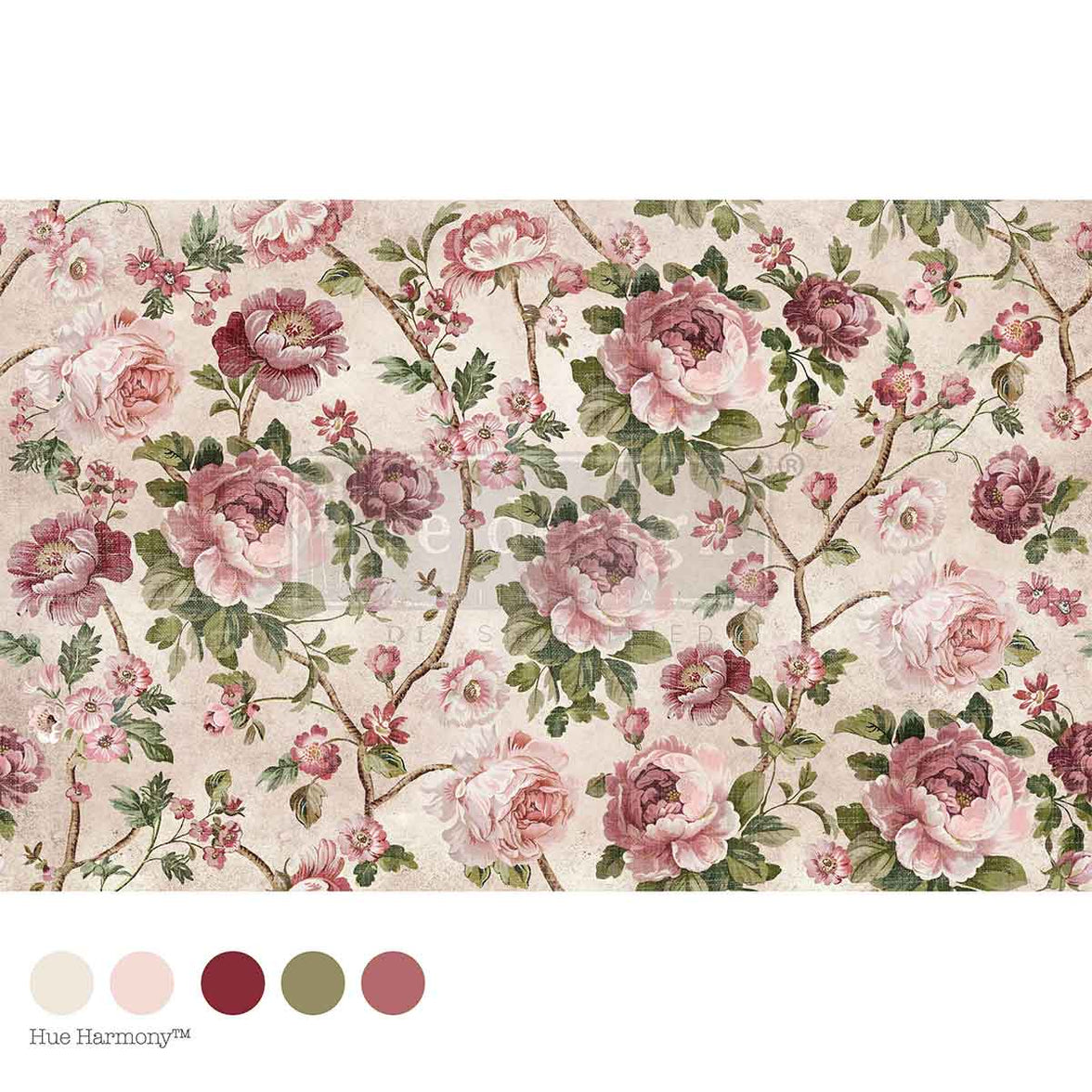 Timeless Blooms Fiber Paper, Kacha Paper