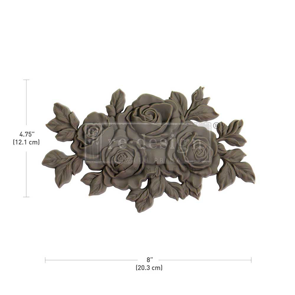 Decor Poly - Timeless Petals - 1 pc, 4.75"x8" (12.1cmx20.3cm)