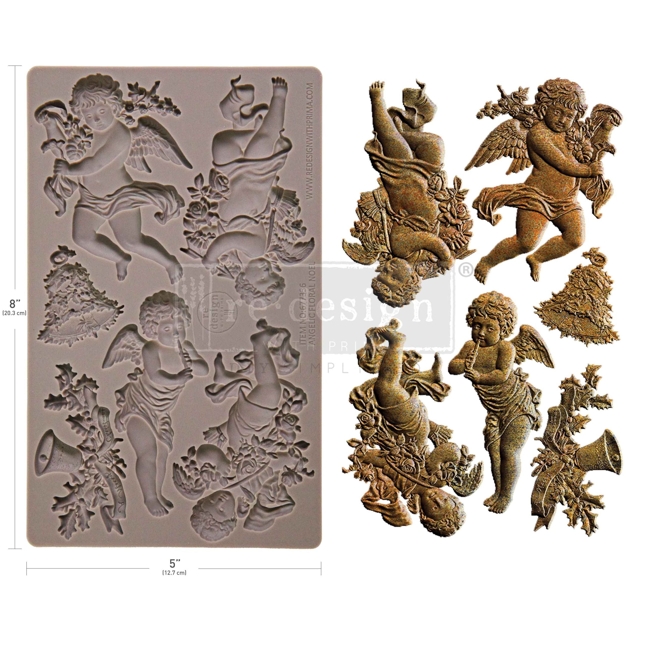 Decor Moulds® - Angelic Floral Noel