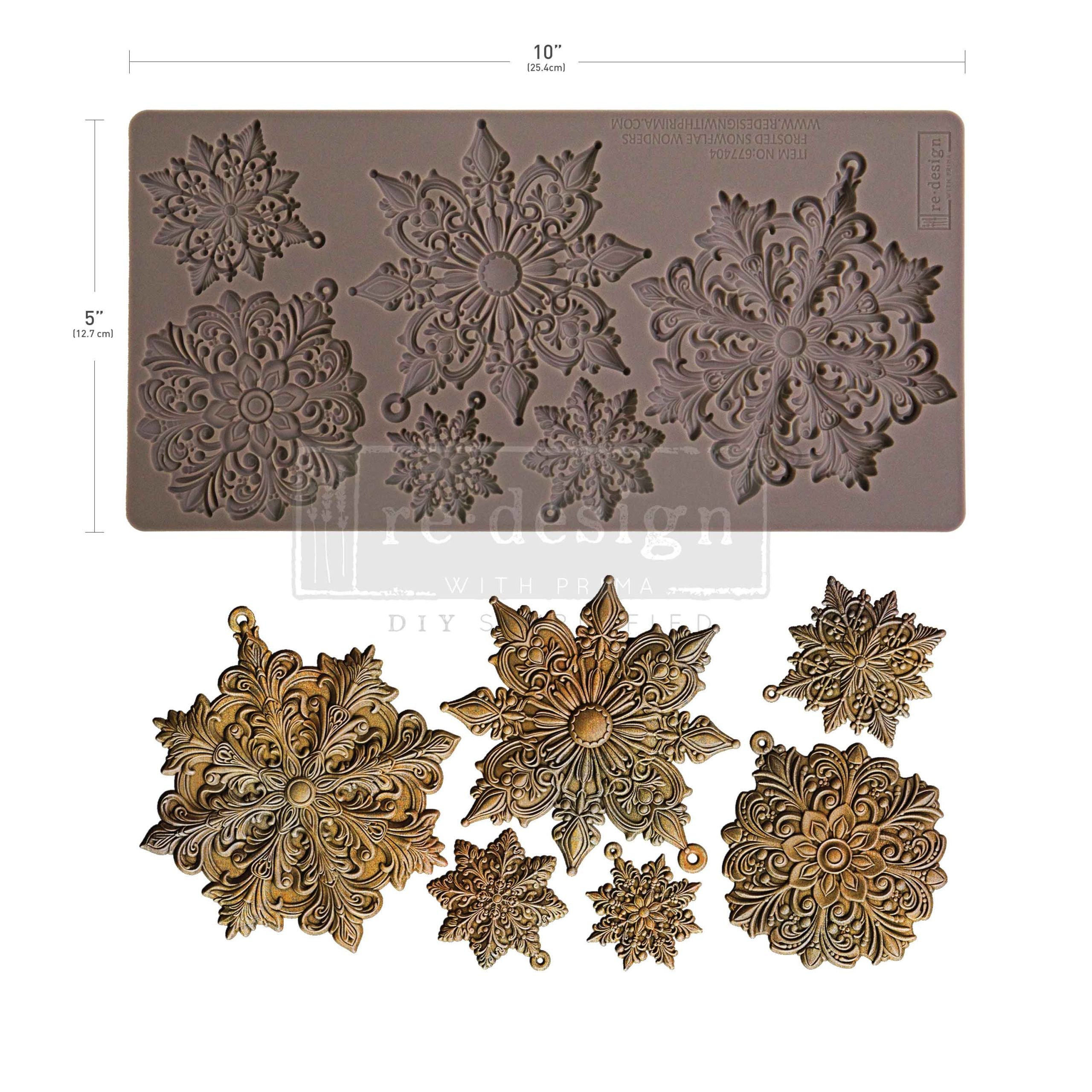 Decor Moulds® - Frosted Snowflake Wonders