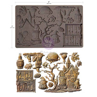 Bewitched Collection Mould - Bewitched Mould - 1 pc, 5"x8"x8mm