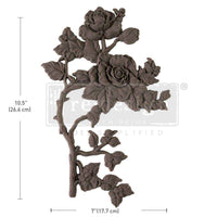 Decor Poly - Lush Reverie Left - 10.5"x7"x0.5" (26.7cmx17.8cmx1.3cm)