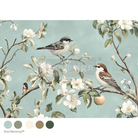 A3 Decoupage Fiber - Whispering Wings