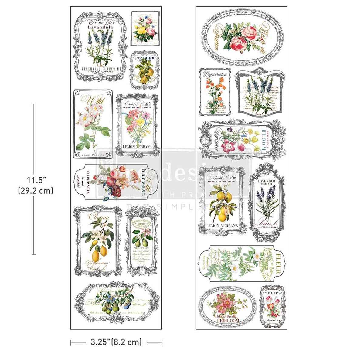 Luxe Transfers® - Fleur De Frame