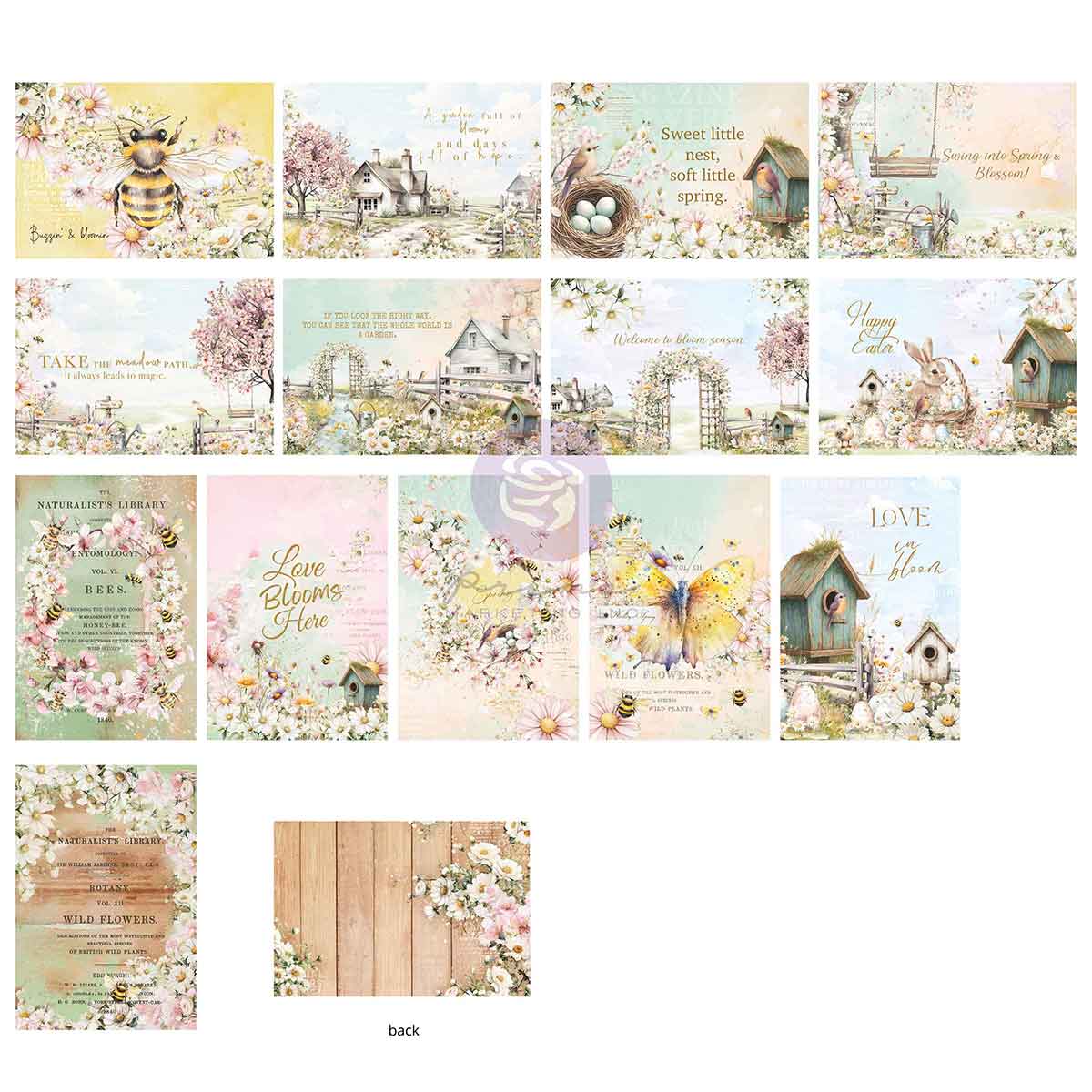 Among the Wildflowers Collection 4x6 Journaling Cards